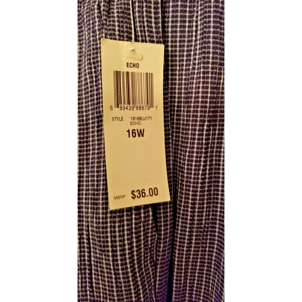Women's Wide Leg Pants Style & Co. Pockets Elastic Waist New Tags Size 16W - Picture 4 of 7